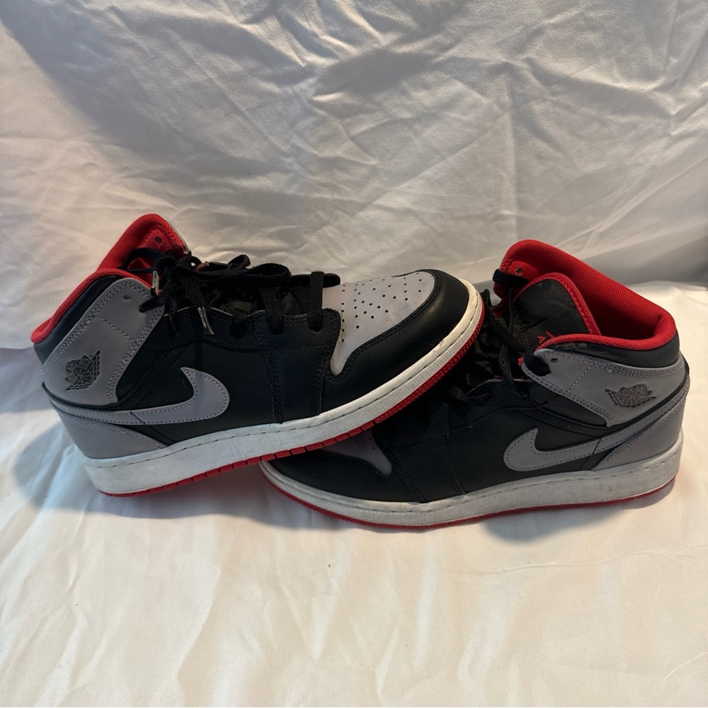 Jordan Kids Shoes Black and Red